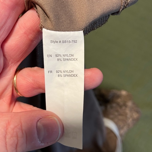 Revamped light brown pencil skirt size medium - Picture 3 of 3